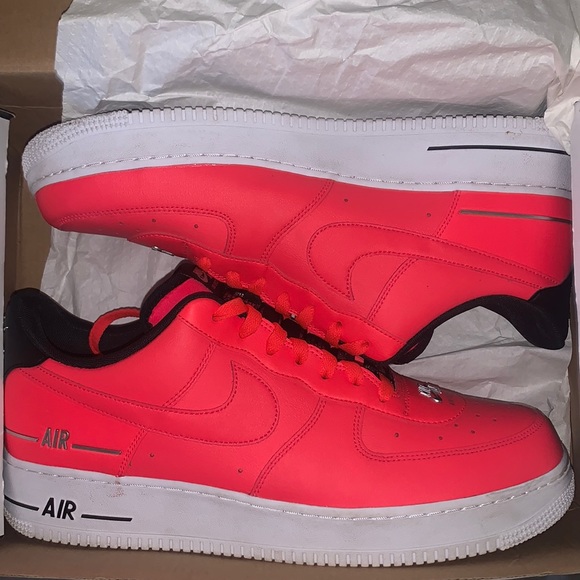 Red crimson Air Force 1s 07 lv8 1